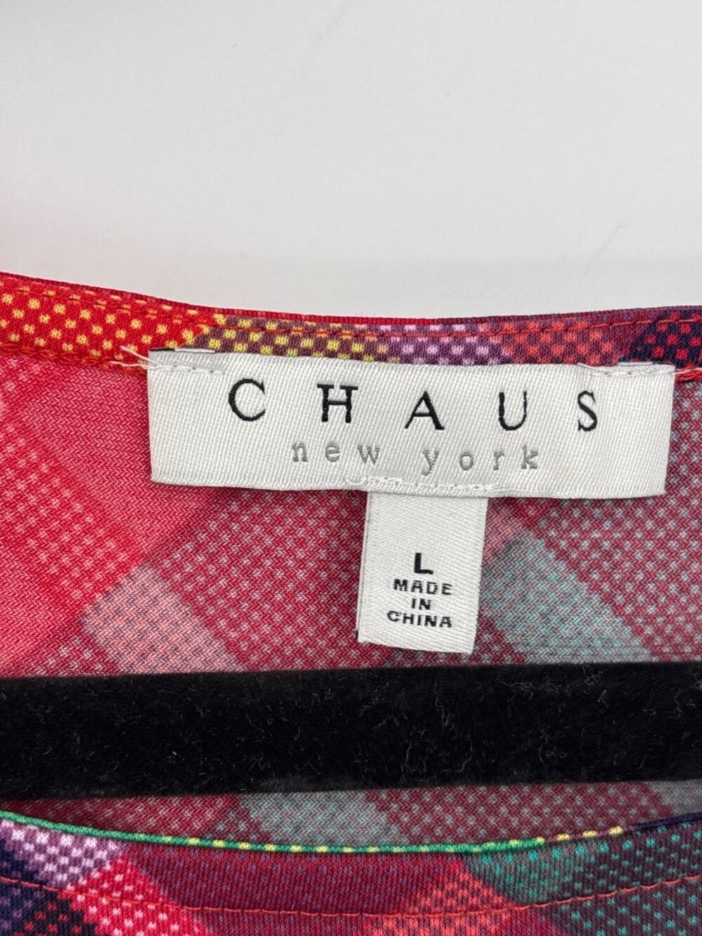 Chaus Stretch Plaid Asymmetrical Belted Midi Sleeveless Dress Red Size Large NEW - Picture 5 of 8